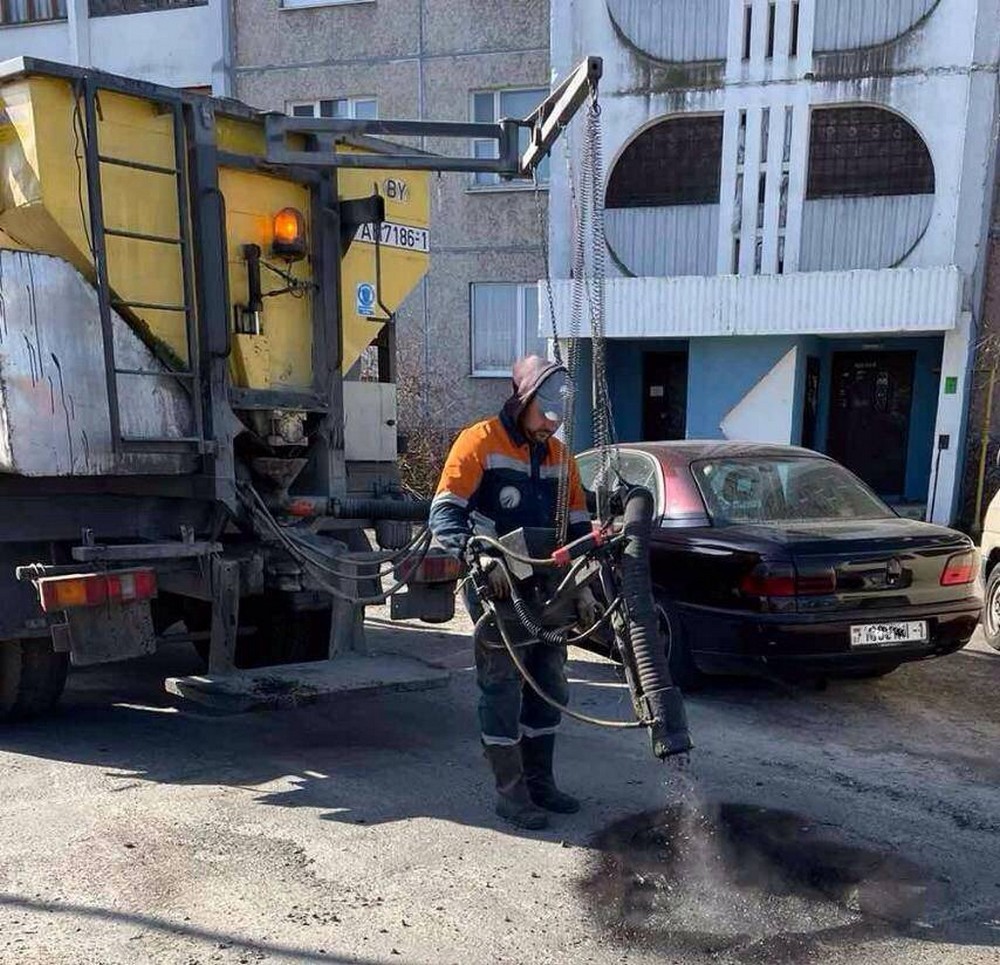 Ямочный ремонт в Бресте. 