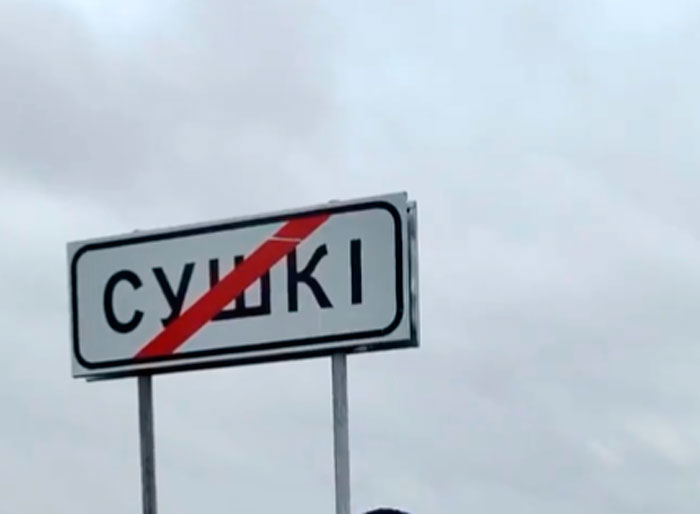 Деревня Сушки в Каменецком районе