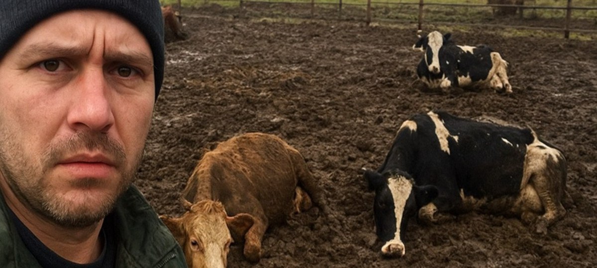 Животновод показал рассчетный лист и ужасные условия на ферме