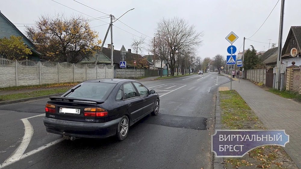Искусственные неровности на Пушкинской в Бресте.