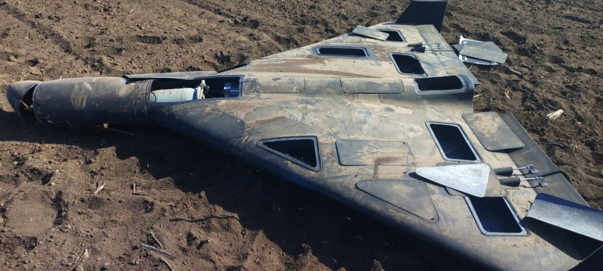 Упавший беспилотник. Иллюстративное фото