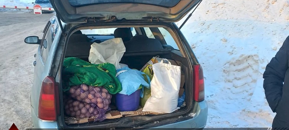 машина с прдуктами питания