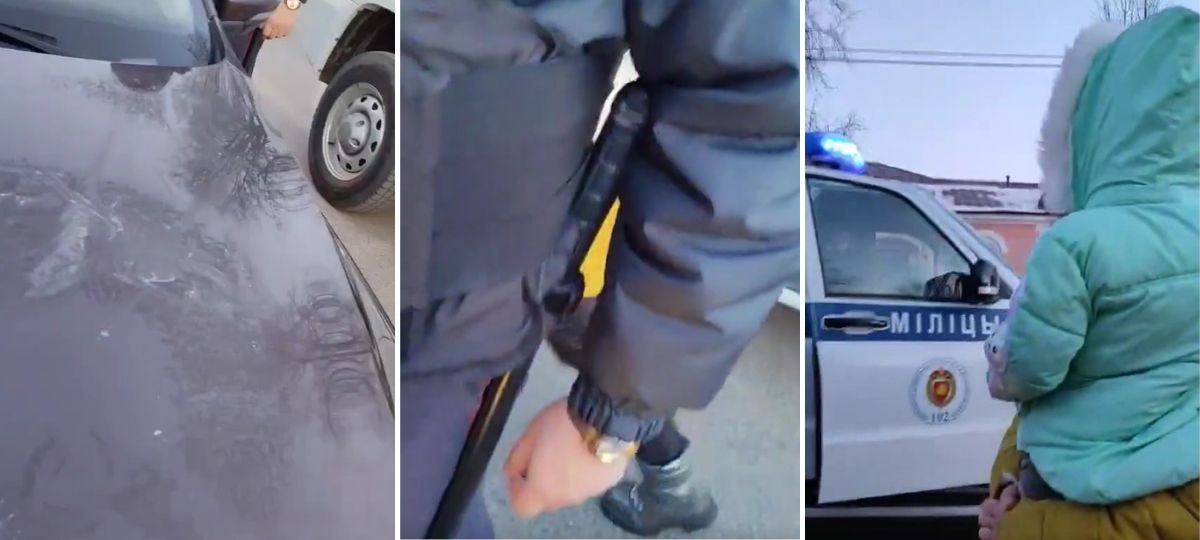 Попытка похищения ребенка в Кобрине. Коллаж BGmedia