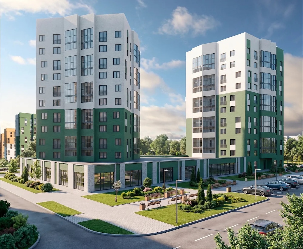 Проект новой жилой застройки на Востоке в Бресте 