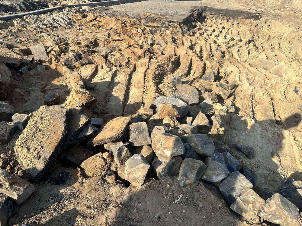 Реконструкция улицы Брестской в Пинске, где нашли трилинку