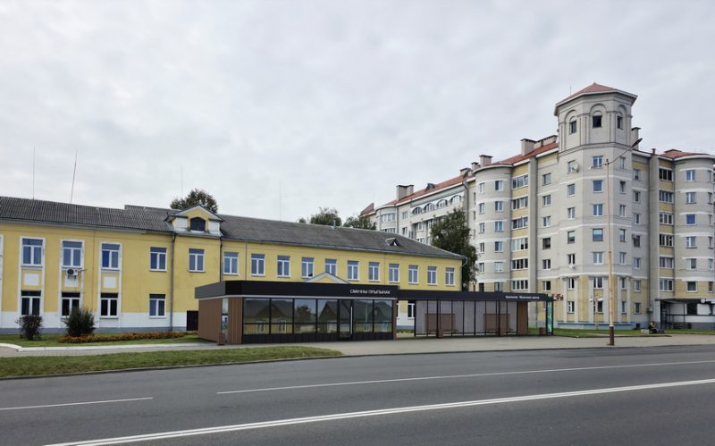 Эскиз остановки на улице Притыцкого в Барановичах