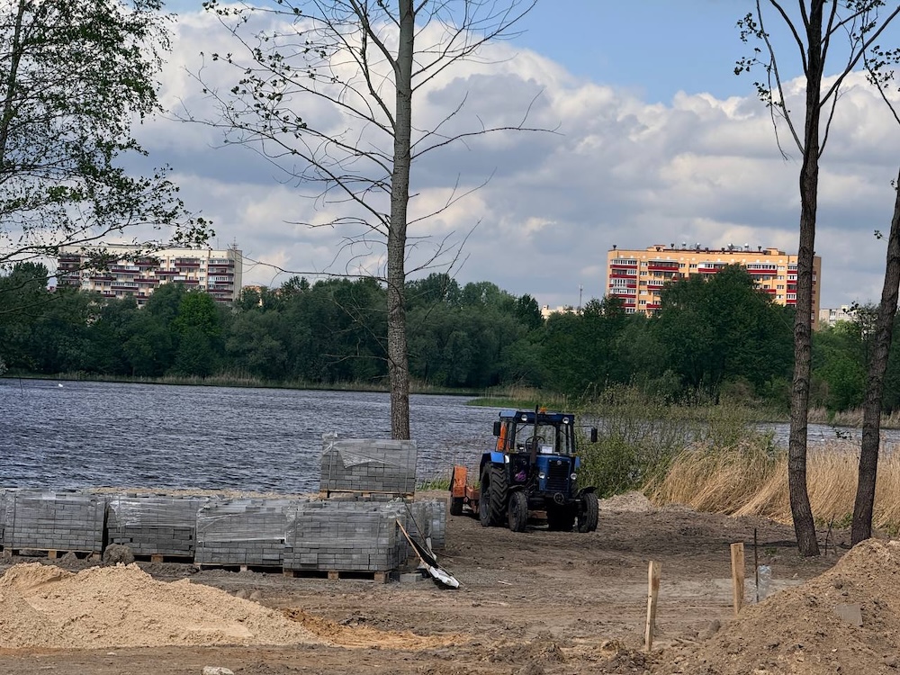 Благоустройство пляжа в Бресте