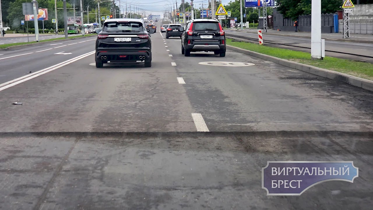 Перекресток на Московской-Пионерской в Бресте2233