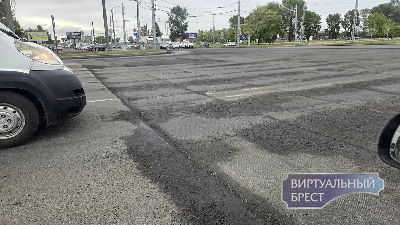 Перекресток на Московской-Пионерской в Бресте