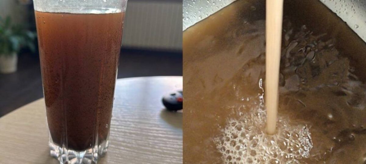 Вода из крана в Боровлянах после отключения света