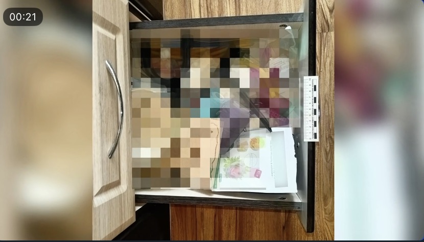 Скриншот с видео оперативной съемки