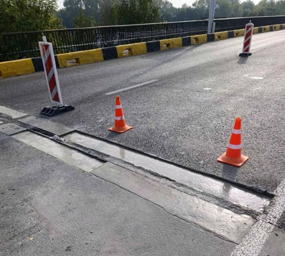 Ремонт деформационных швов на мосту на улице 28 Июля в Бресте. Фото: ЖКХ Бреста